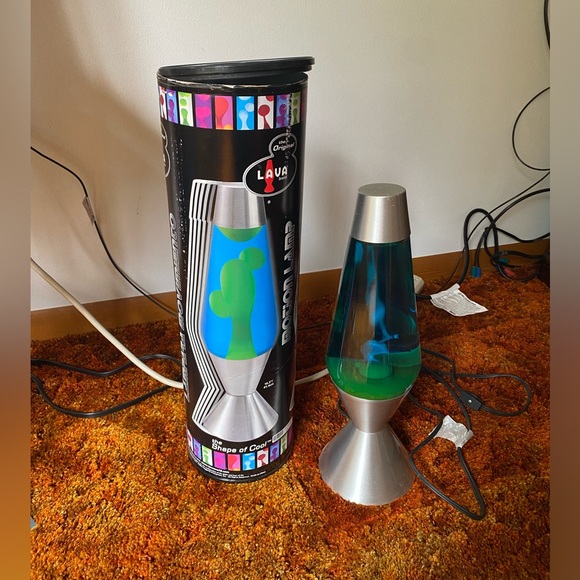 Vintage The Original LAVA Brand Lamp 16.3” Motion Lamp NEW In Original Box 2005 - Picture 1 of 11